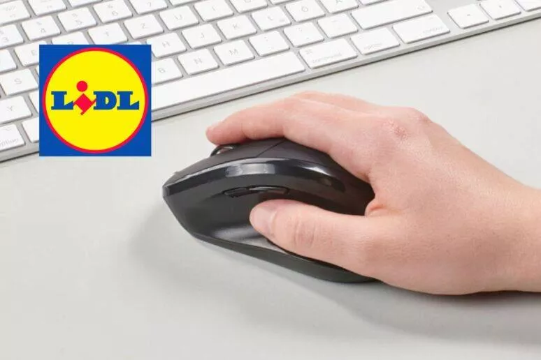 LIDL bezdrátová ergonomická myš Silvercrest SFM 2400 LIDL bezdrátová ergonomická myš Silvercrest SFM 2400
