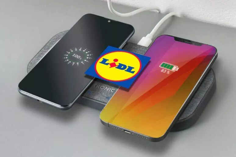 LIDL duální bezdrátová nabíječka Tronic sleva akce LIDL duální bezdrátová nabíječka Tronic sleva akce