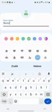 režimy a rutiny android