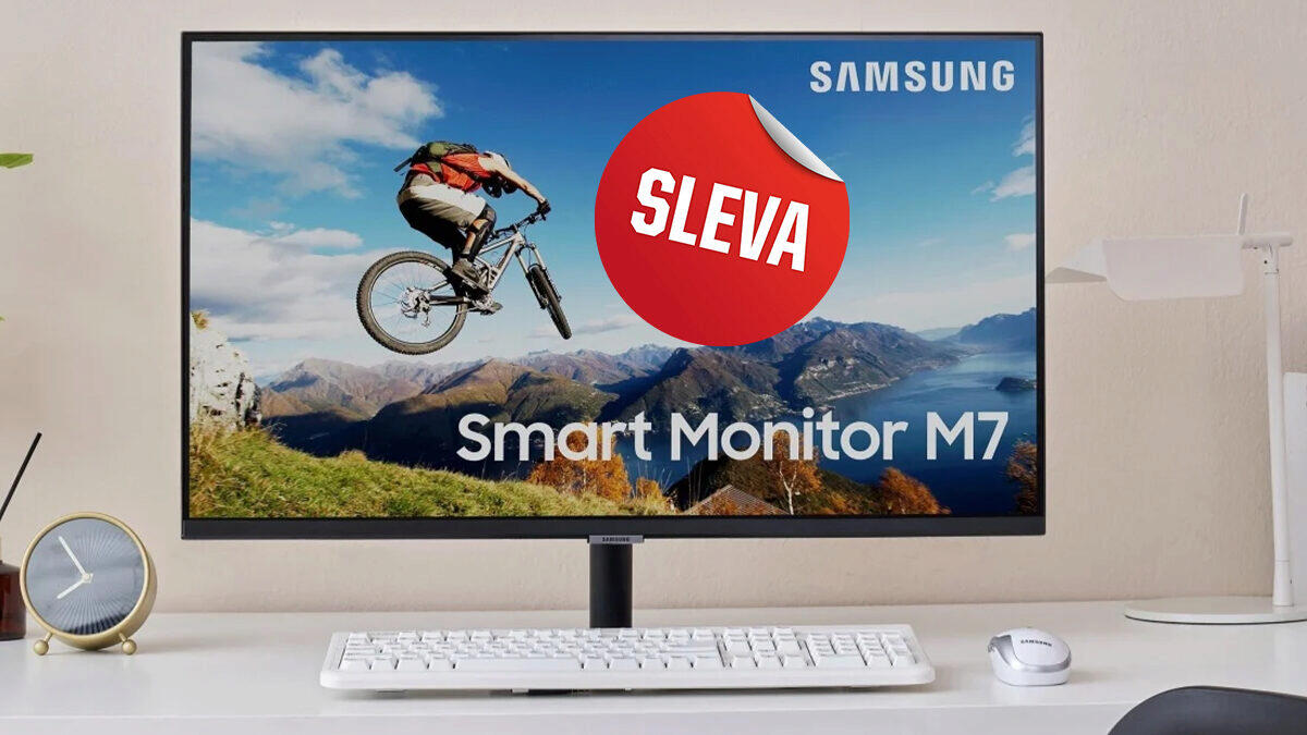 Tento zajímavý monitor od Samsungu koupíte za historicky nejnižší cenu. Může fungovat i jako televizor
