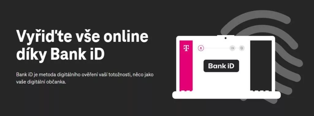 T-Mobile Bank ID ověření banner