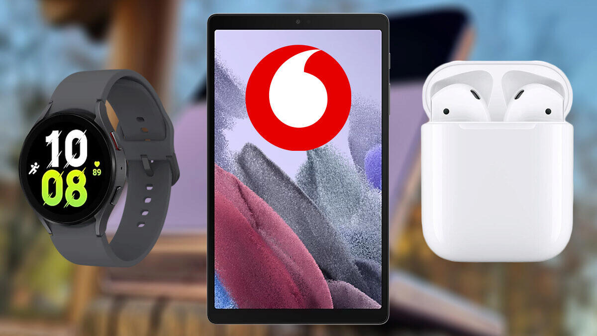 Skvělá akce od Vodafone: K telefonům dostanete Galaxy Watch i tablet zdarma, studenti se mohou těšit na AirPods za 1 Kč