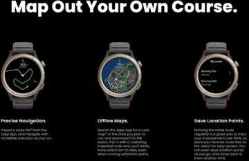 amazfit hodinky offline mapy