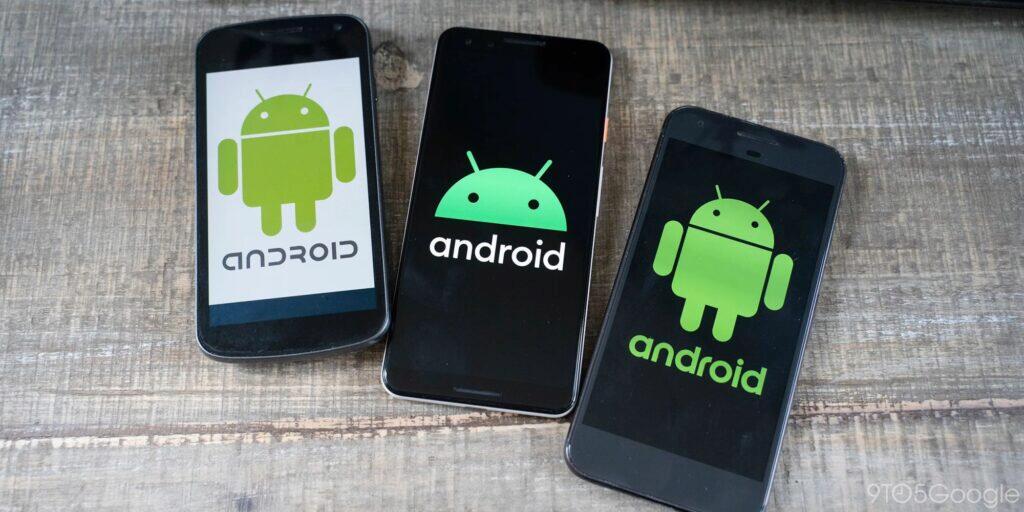 Android nové logo logotyp 2023 starší verze