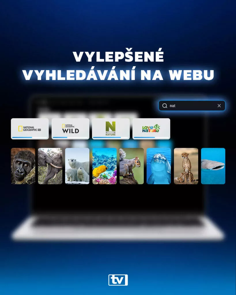aplikace SledovaniTv novinky update lěto 2023 vyhledávání