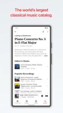 Apple Music Classical Android aplikace vážná hudba