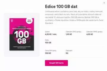 edice 100 gb dat t-mobile twist