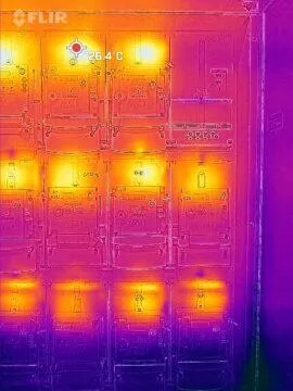 Flir One Pro rozvaděč