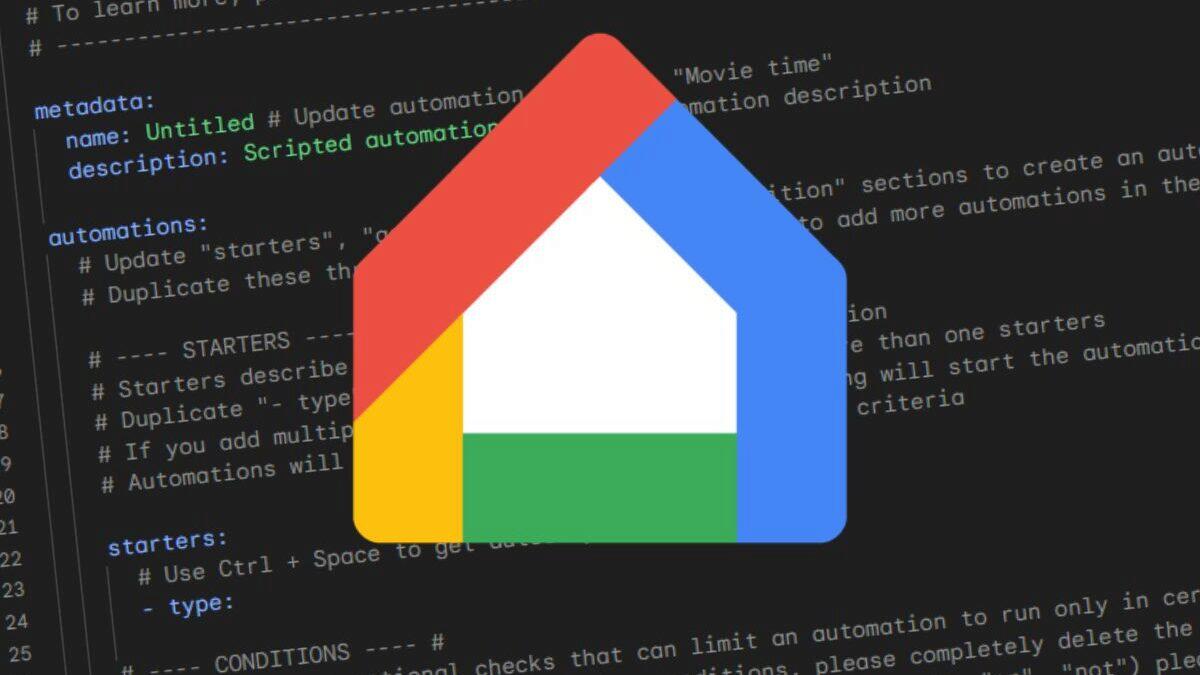 Google Home se dočkal slibovaného editoru skriptů