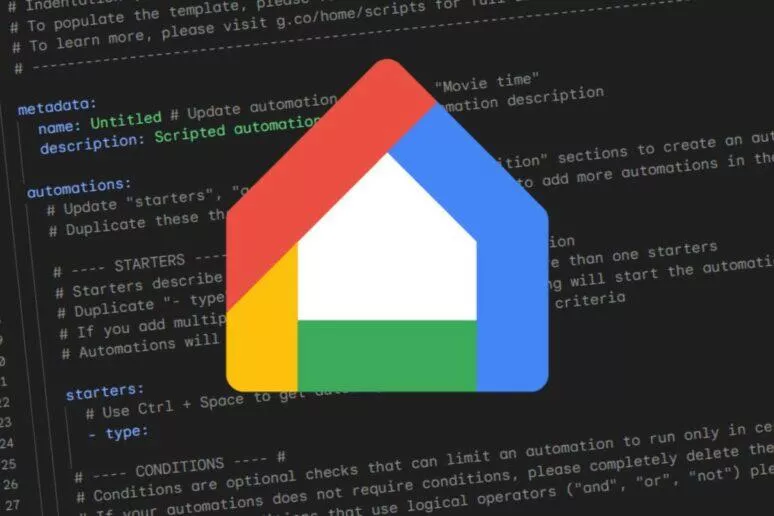 Google Home editor skriptů skripty script editor Google Home editor skriptů skripty script editor