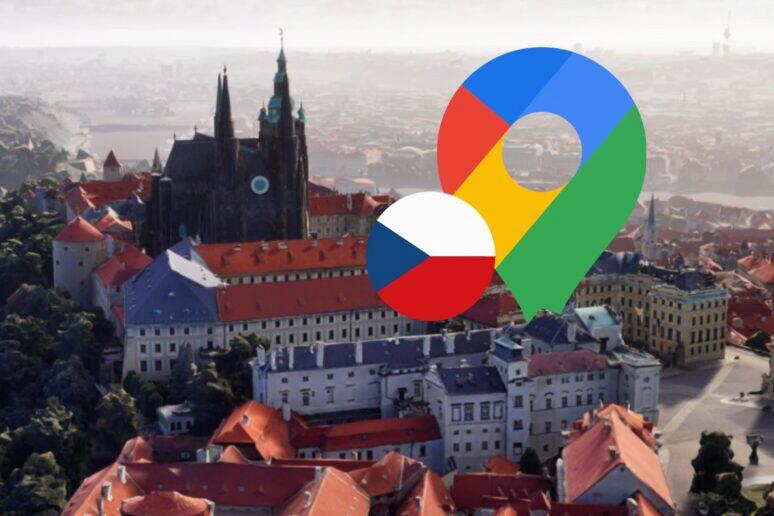 Immersive View Mapy Google ČR Pražský hrad