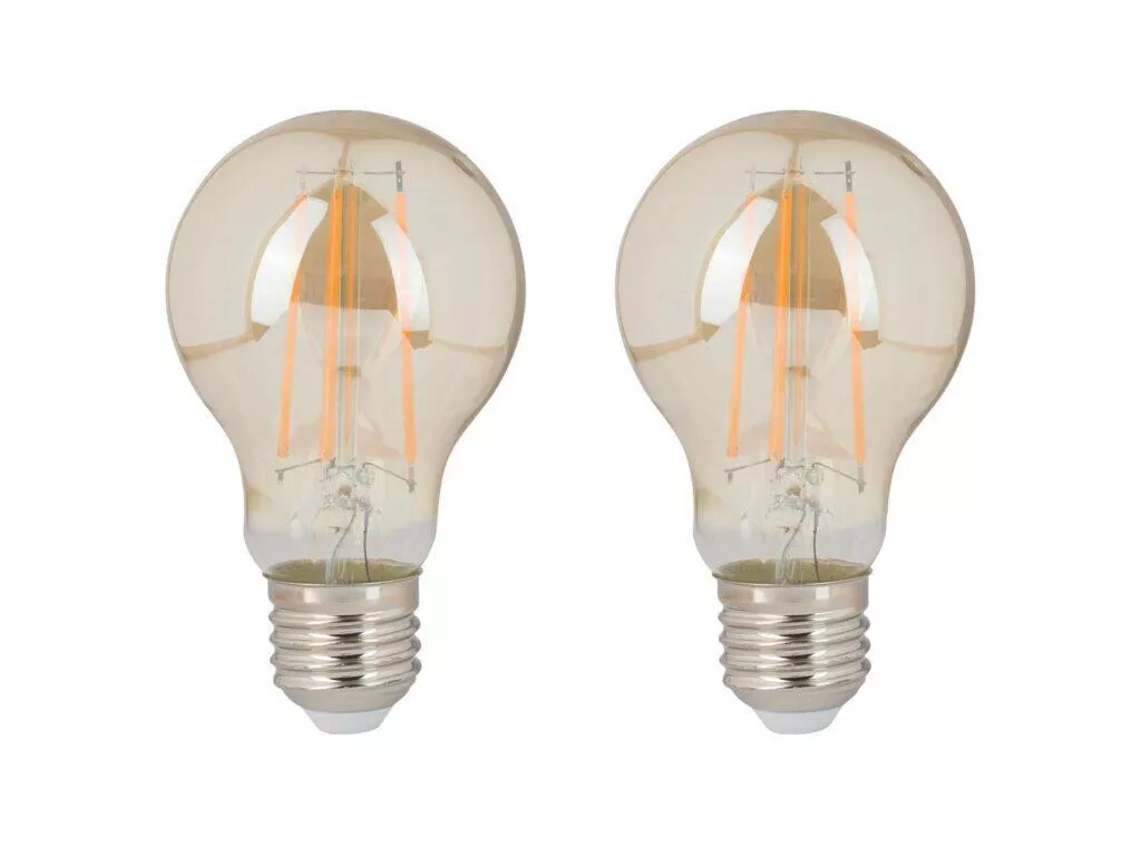 LIVARNO home Zigbee 3.0 Smart Home Sada filamentových LED žárovek, 2dílná, filament