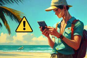 mobil telefon hrozby léto prázdniny