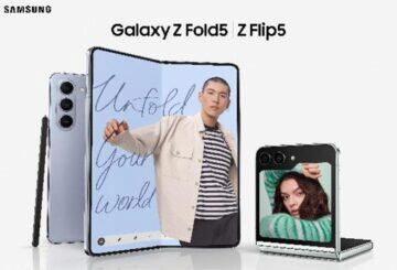 Samsung Galaxy Unpacked 2023 Flip5 Fold5 Watch6 Buds6 Tab S9 render únik ohebné telefony