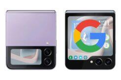 Samsung Galaxy Z Flip5 vnější displej Google aplikace