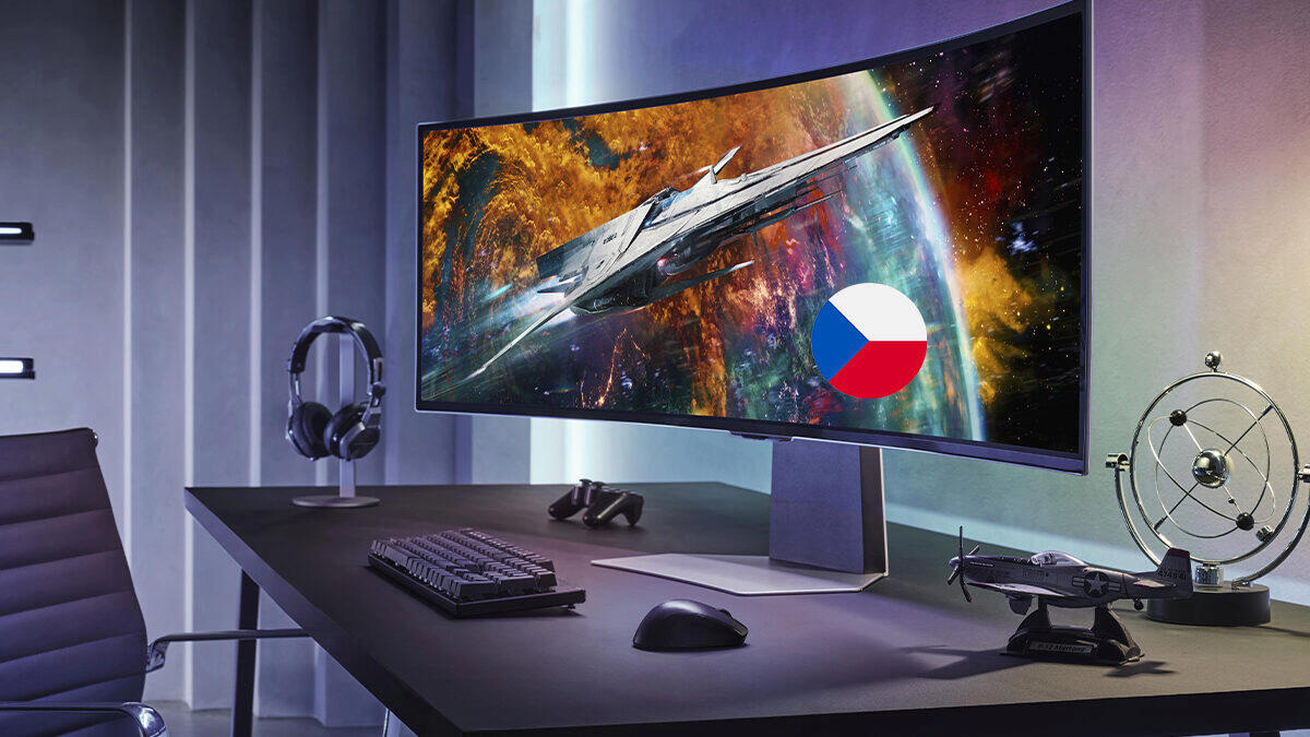 Samsung představil v Česku šílený zakřivený OLED monitor. Dostanete k němu Galaxy S22 zdarma
