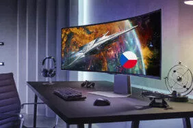 samsung monitor oled zakřivený česko