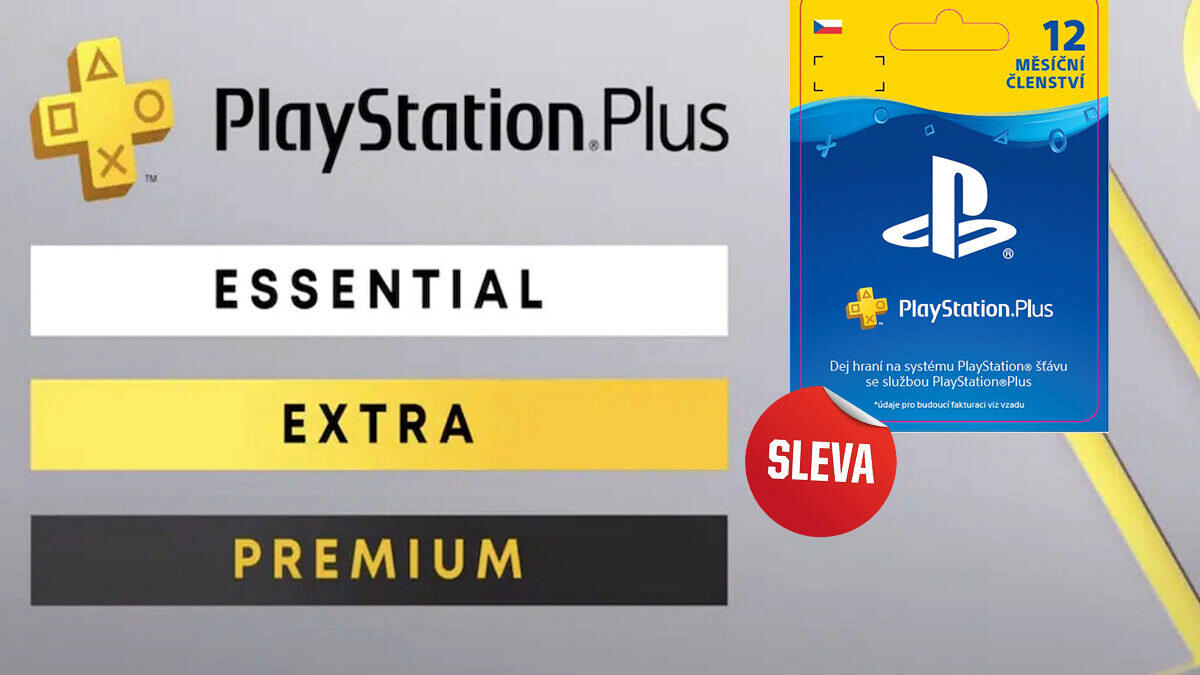 Máte Playstation? Do zítřka můžete koupit PS Plus za super cenu!