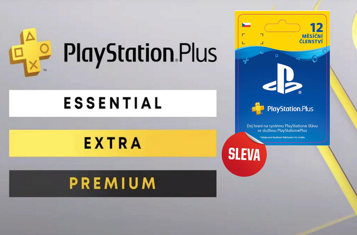 Máte Playstation? Do zítřka můžete koupit PS Plus se slevou!