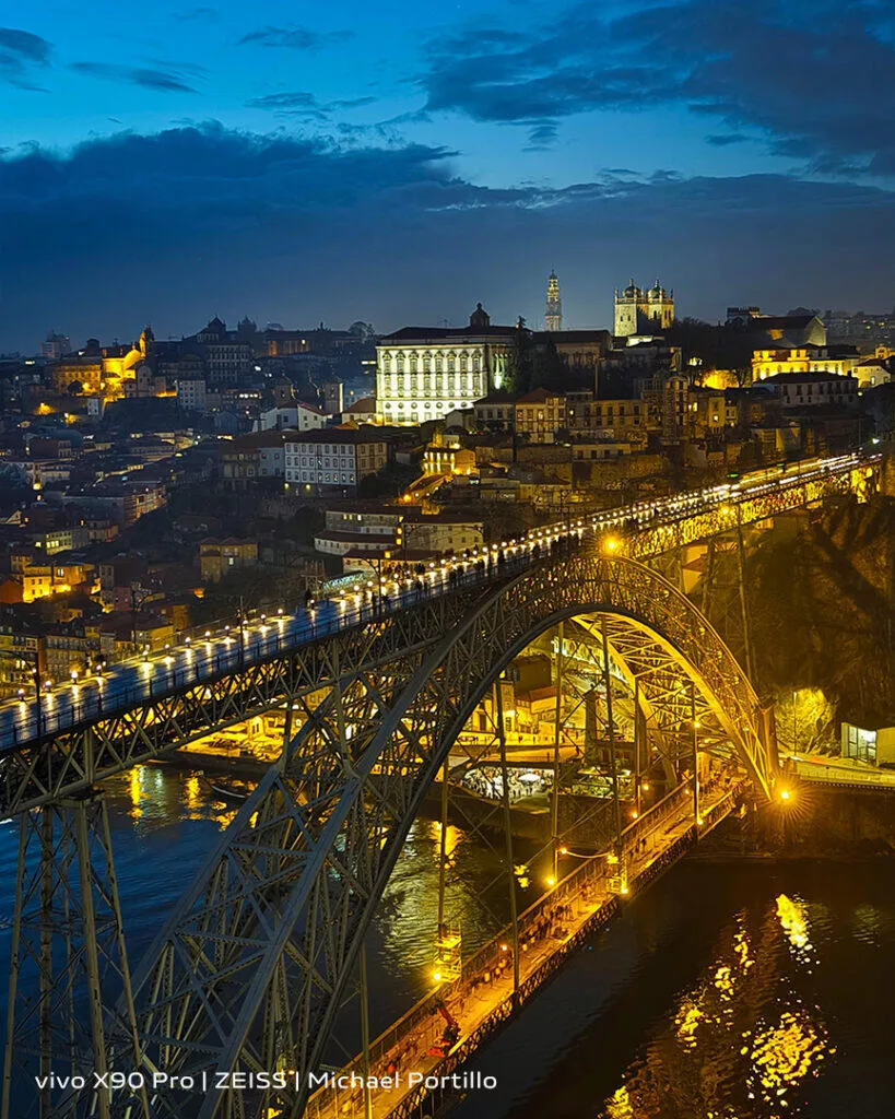 vivo X90 Pro_ZEISS_Michael Portillo_Porto Blue Hour