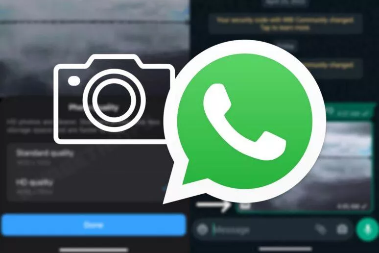 WhatsApp posílání fotografií HD kvalita beta