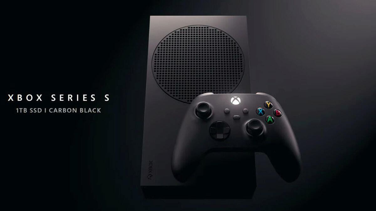 Microsoft představil novou edici Xboxu Series S. Má 1TB úložiště a převlékl se do černé