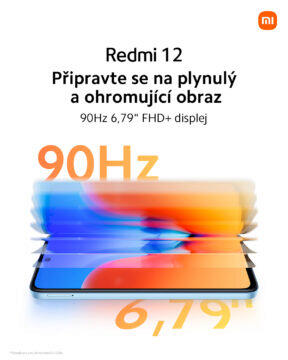 Xiaomi Redmi 12 ČR cena parametry displej
