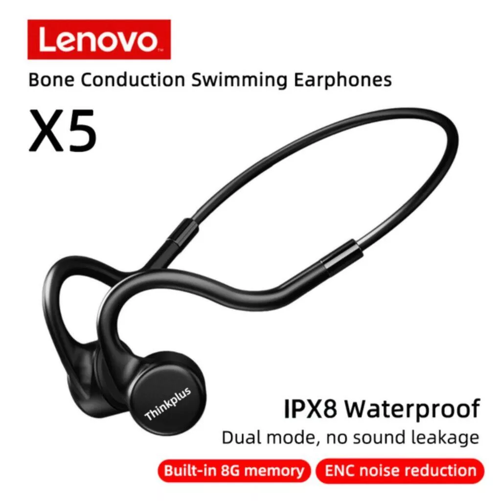 aliexpress-vodotesna-sluchatka-plavani lenovo x5 ipx8