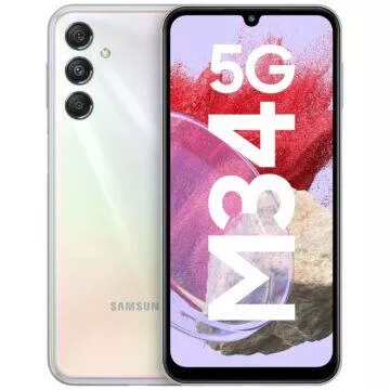 galaxy m34 bílá