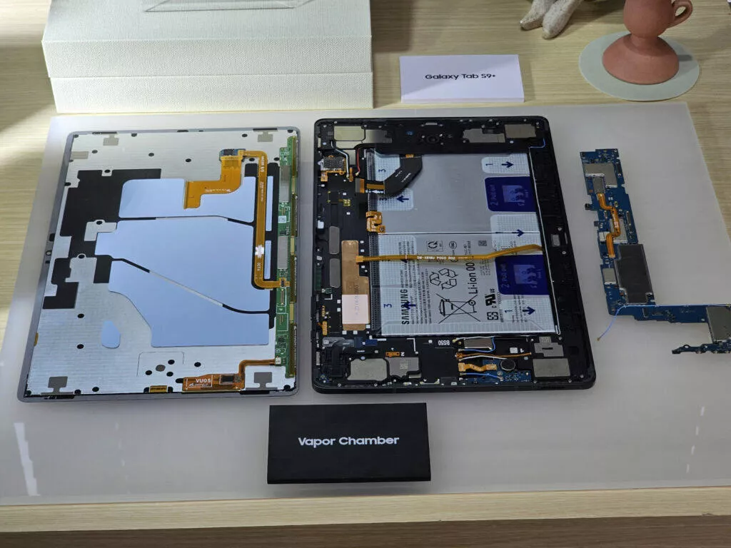 Samsung Galaxy Tab S9 chlazení