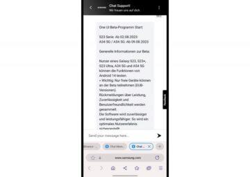Samsung OneUI 6.0 Android 14 aktualizace