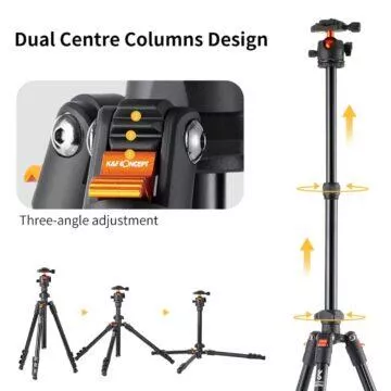 Stativ K&F Concept konstrukce