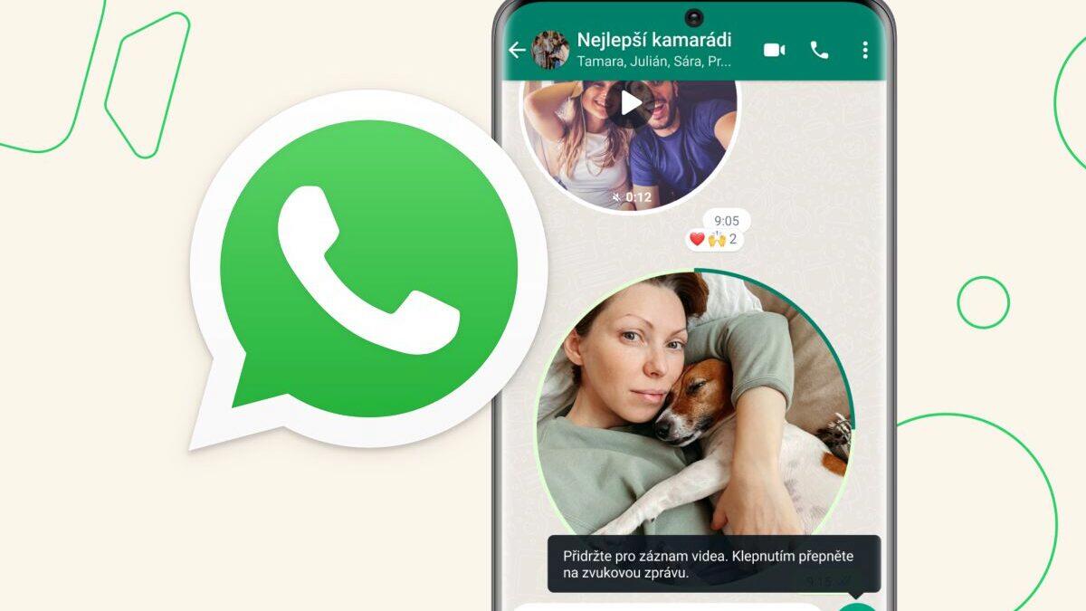 WhatsApp nově dovoluje posílat videozprávy