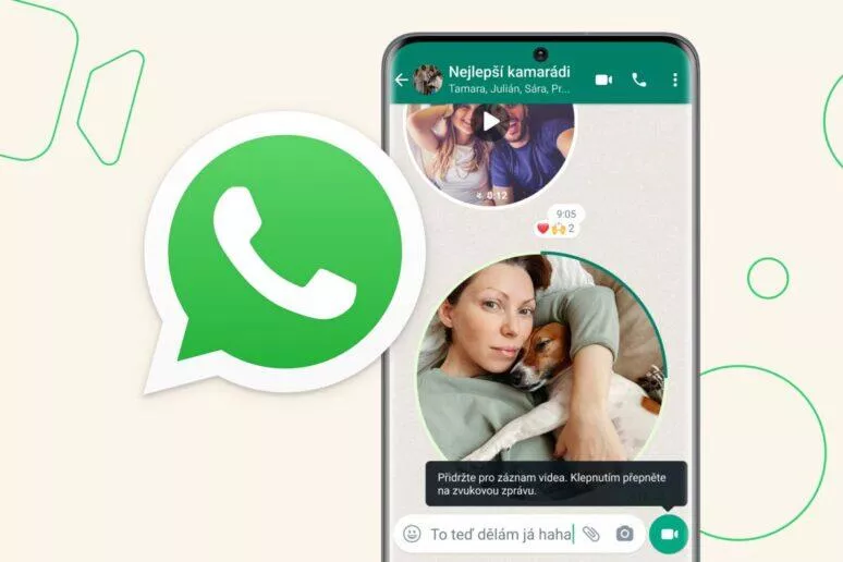 WhatsApp videozprávy novinka WhatsApp videozprávy novinka