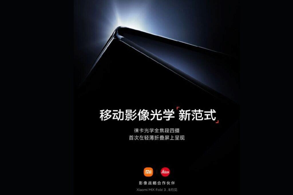 Xiaomi MIX Fold 3 pozvánka datum Leica