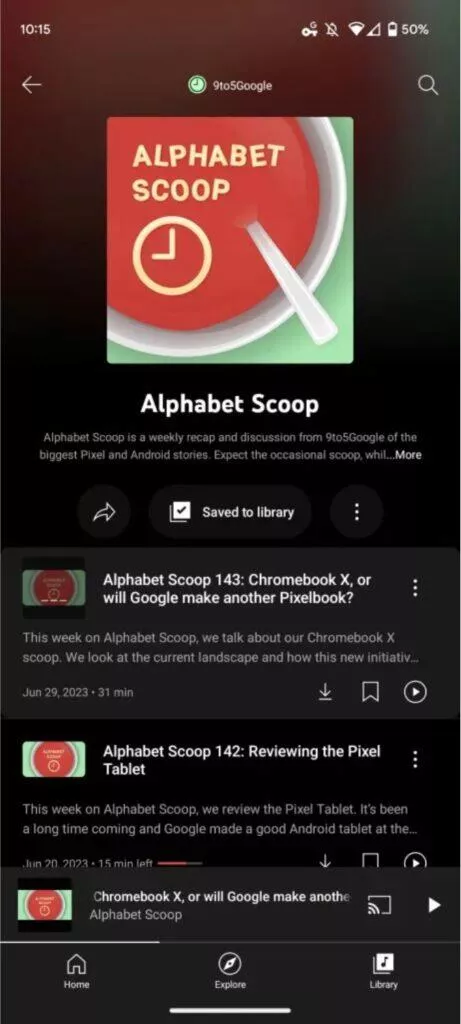 YouTube Music Podcasty aplikace další státy Brazílie Kanada nová sekce náhled 4 seznam