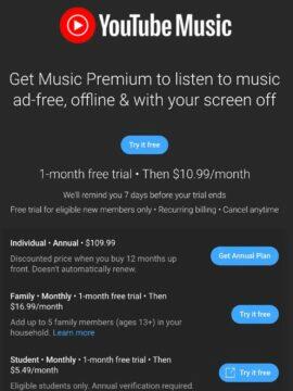 YouTube Music Premium USA zdražuje zdražení ceny
