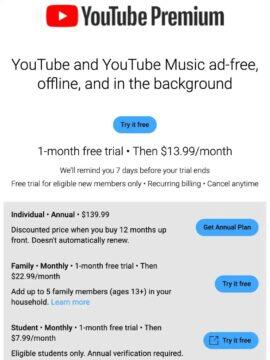 YouTube Premium USA zdražuje zdražení ceny