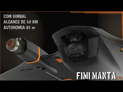 Fimi MANTA VTOL || Drone-Avião com Alcance de 50 𝗞𝗠 e Autonomia de 85 minutos