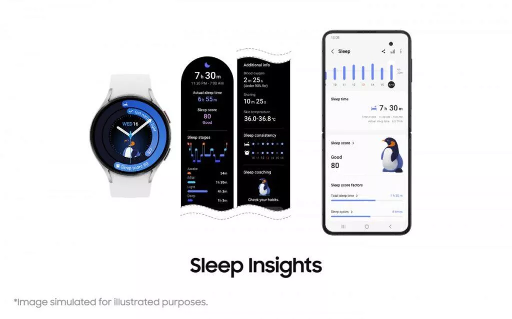 galaxy watch one ui 5 watch spánek