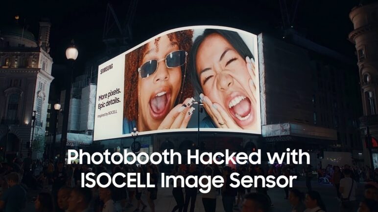 ISOCELL: Photobooth Hacked with 200MP Image Sensor | Samsung