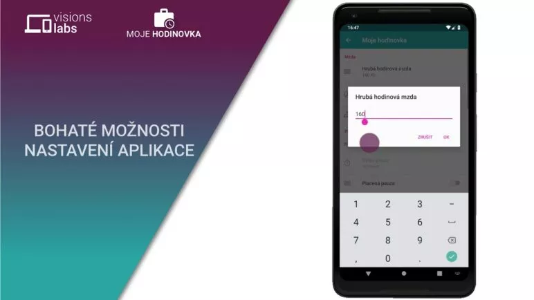 Moje hodinovka: jednoduchá mobilní aplikace pro docházku