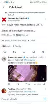 o2 tv vypadek twitter neobjektivni novinar