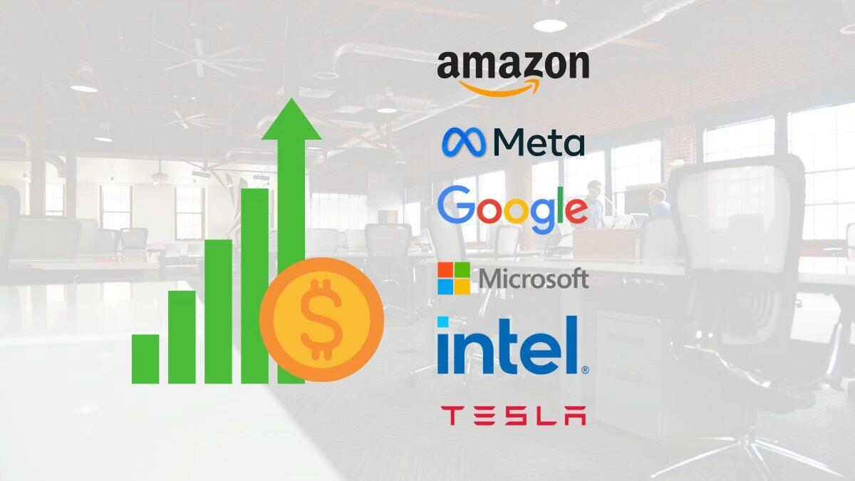 6 technologických gigantů: Jaký plat dostanete u Amazonu, Mety nebo v Microsoftu?