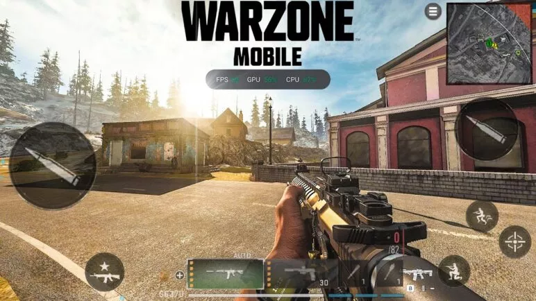 WARZONE MOBILE FULL 60 FPS GAMEPLAY