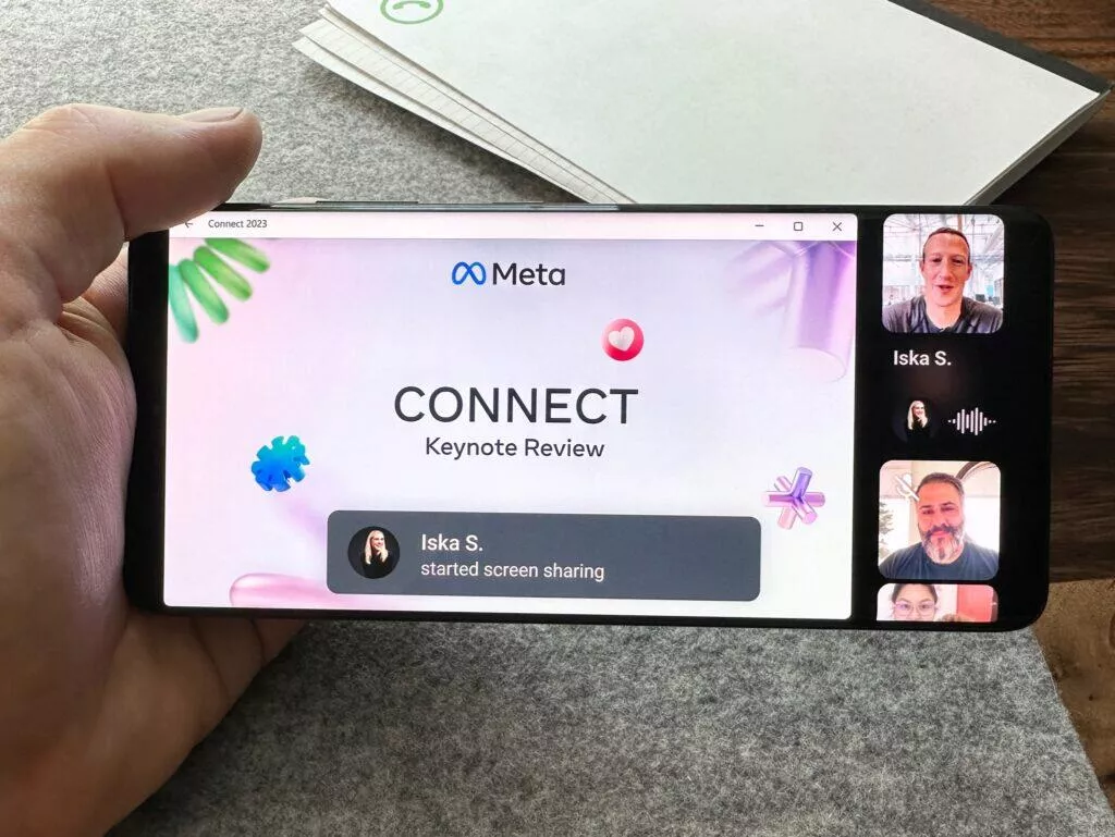 WhatsApp sdílení obrazovky nová funkce ukázka WhatsApp sdílení obrazovky nová funkce ukázka