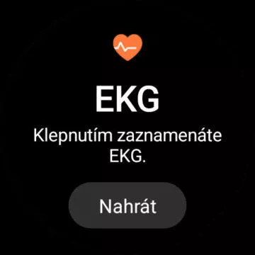 Galaxy Watch6 prostředí ekg