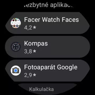 Galaxy Watch6 prostředí google play