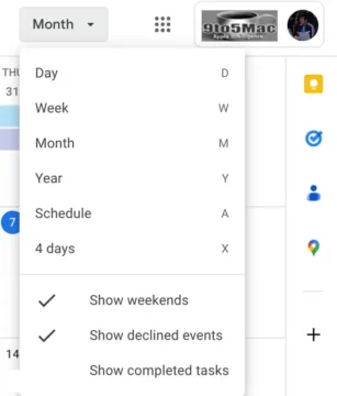 google kalendář skrytí hotových úkolů