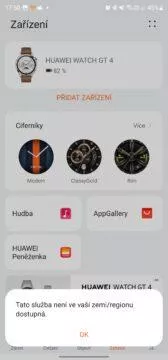 huawei zdraví chytré hodinky aplikace